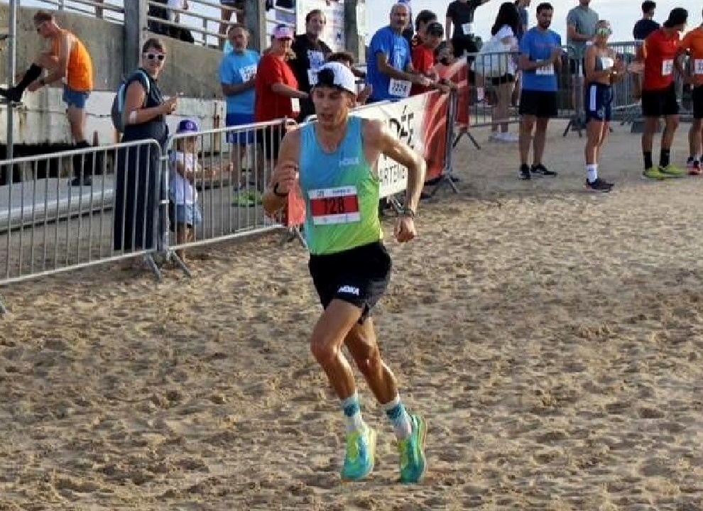 Course sur plage